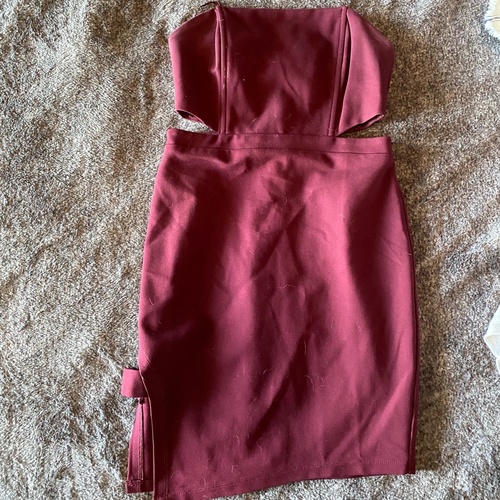 Lush strapless dress